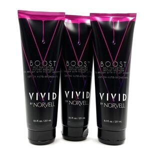 norvell Vivid Boost SElf Tan Lotion Instant Bronzer 8.5 oz-3 Pack